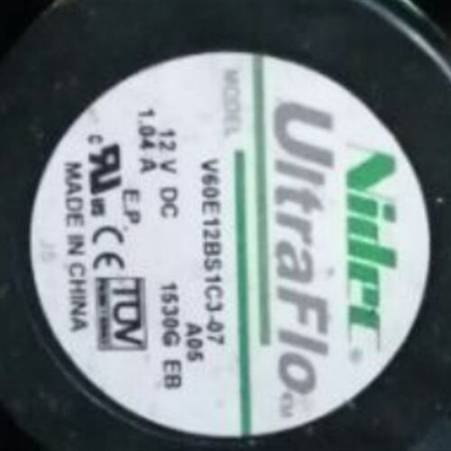 NIDEC V60E12BS1C3-07 12V 1.04A 6CM 6038 59Y4849 N24529G 风扇