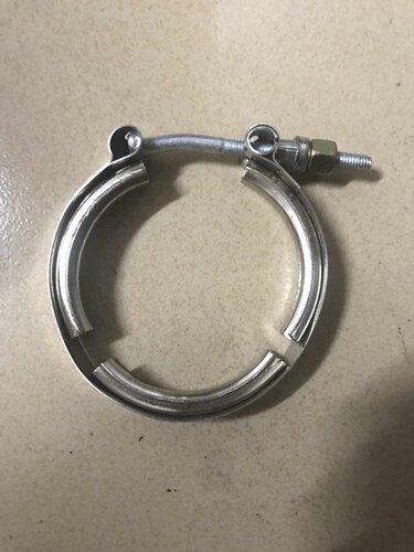 现代R215-7 225-7增压器卡箍 消声器夹子 排气管卡箍 夹管 挖掘机