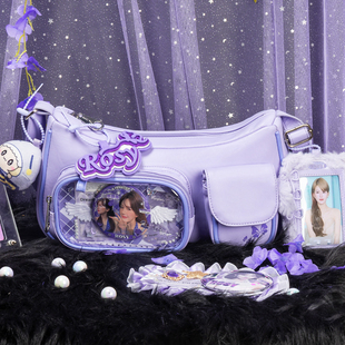 THE 单肩斜挎日常外出包包女 JUNCO原创赵露思周边小食量痛包新款