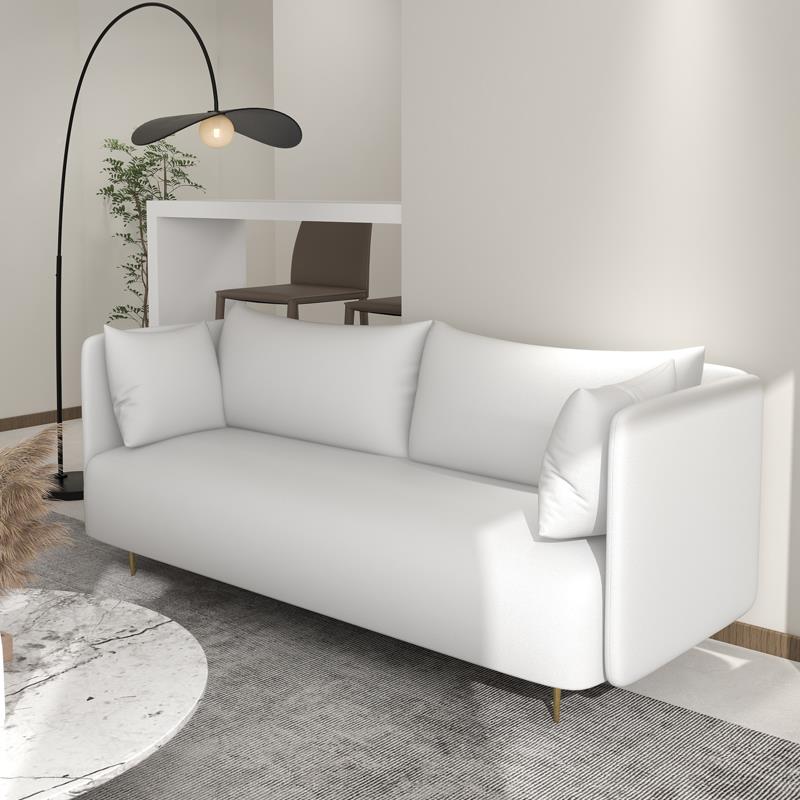 my式现代极布简约小户型布沙发懒人防水科F77MMSS6技服艺装店沙发