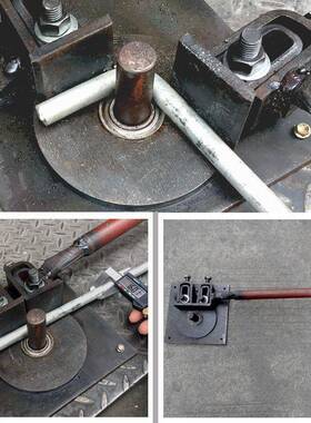 钢筋弯曲钢机筋弯机箍手动弯折弯机弧机不锈钢PVE打弯机小型弯曲