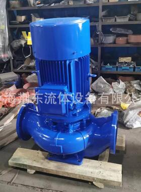 ISG100-1热25立式管EQM泵泵单级离心管道冷道水循环泵