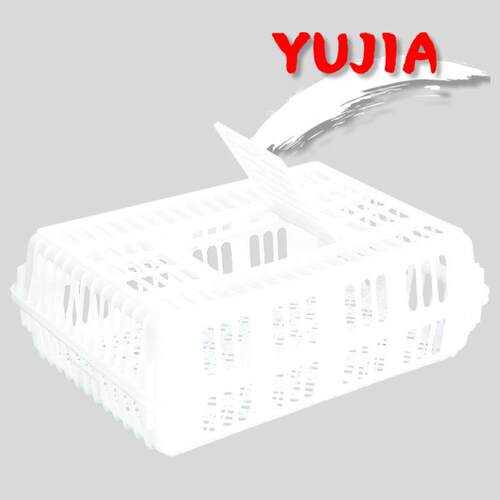 鸡鹅塑鸭鸽笼运输箱成料鸡周转箱加厚鸡筐框成鸡YJ-200箱摔不坏笼