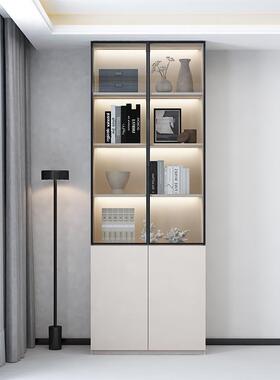0J防尘柜玻门展示柜酒柜现代轻奢定书制用客F7695ST6厅一体组家合