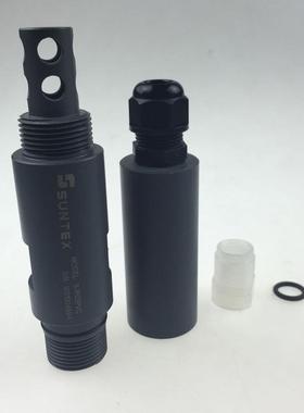 SUNTEX管路式电极套管-8IF0护3P电8-IF03PVVC三通PH/ORP极接头保