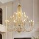复古025新款 法式 吊灯客灯厅轻402奢高档餐2厅灯具晶美式 别墅水大