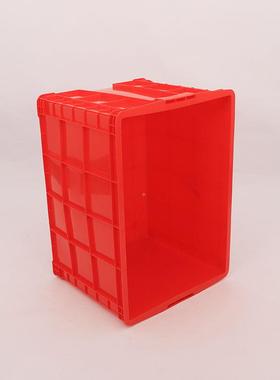 江苏顺大号胶IJS塑料转周框转箱755红色如周转箱大号中箱胶框