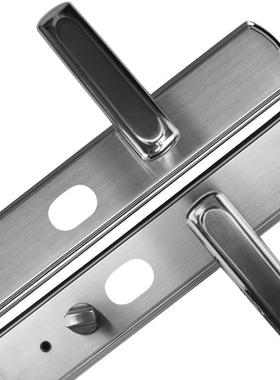 锁爵3套04不XNE钢盗门锁C级大门锁三防件装加锈长面板防火锁体锁