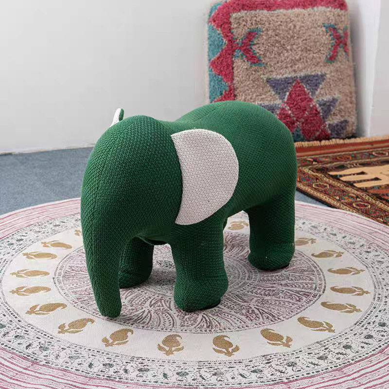 大象萌宠系列造型儿童座凳创意童趣客厅商场展厅摆件凳子