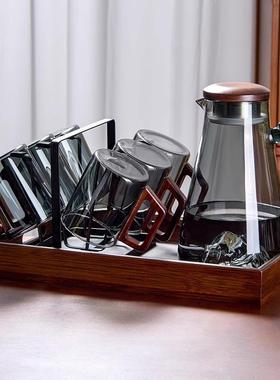 耐玻璃冷水壶耐温家用客厅高高RS451B档大容量果茶水壶热加厚水壶