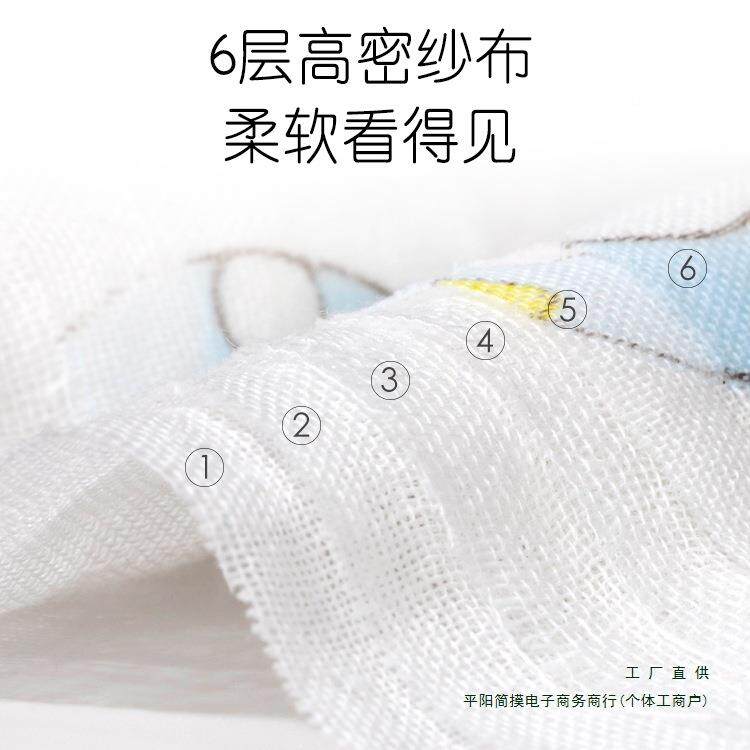 布巾大人成纱人家用纯棉吸水大澡号浴大毛巾F96H8H77被洗六层棉纱