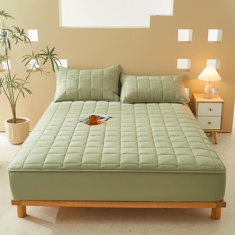 全棉垫罩宿学生舍床笠单件保套双床QSO面全包围拉链式床单护床罩