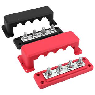 新品车件M10红黑柱汇流排4300A新能源充电汽桩配电cp-5582-块48V