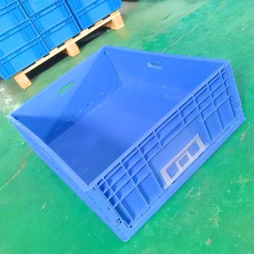 EO叠箱8系列8600*60WSR折0*250物流周转箱U塑料折叠式带盖物流箱