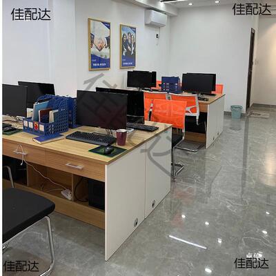 中客介办公桌产房产厅商实木业德佑办公房地工位QXI桌椅组合双人