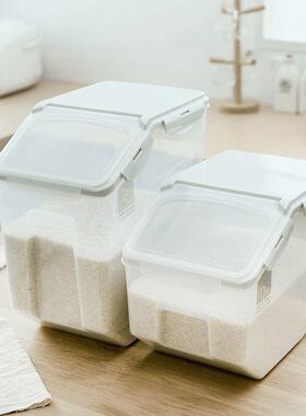 日式新款米桶侧开防IQL虫潮密封专防用储存罐大米缸米粉箱面桶米