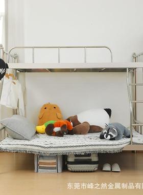 30不铺锈钢床加厚铁艺床架儿UCX童学生宿高低4子母床舍上下双层