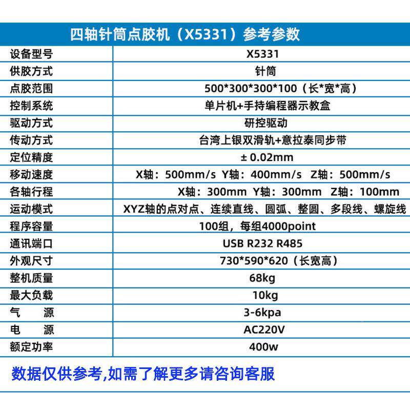 深圳直销双平台X5331式针筒点具胶机桌面玩电子产品自动滴胶机