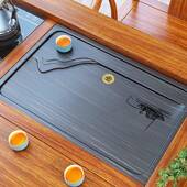 定茶嵌入式 天然石盘茶桌位空家用中间F997JJTH面板更换内嵌石板定