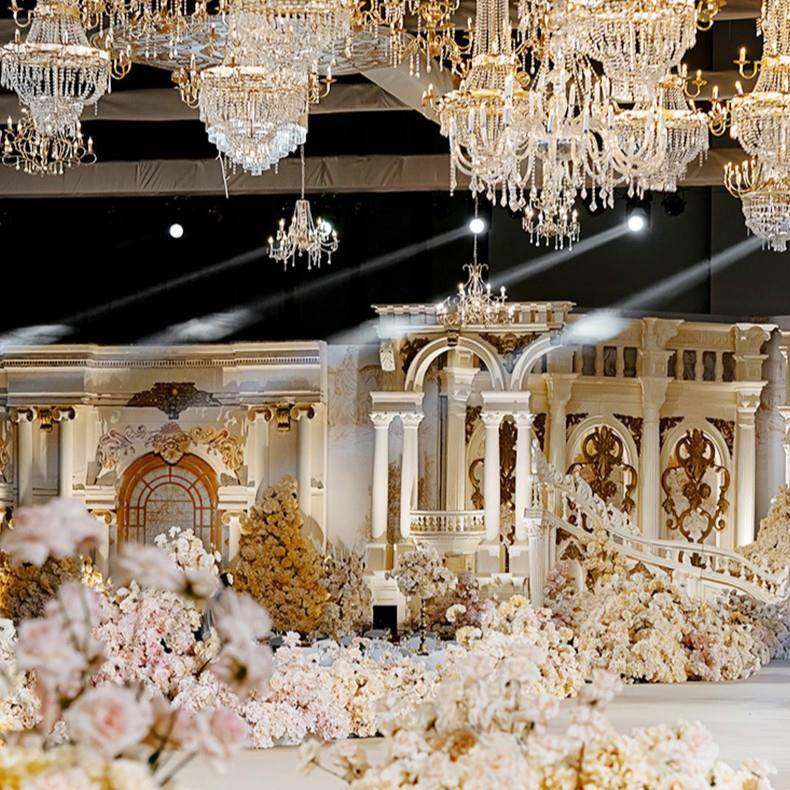 式婚宴厅浪554漫水型晶吊灯非标酒店饰婚庆礼堂装灯设计欧大工程,家装灯饰光源,智能吊灯,淘宝优惠券,粉丝福利购,淘宝优惠卷