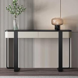 意关桌入户正340对门靠式 墙轻奢玄柜现代简约玄隔关断客厅端景台