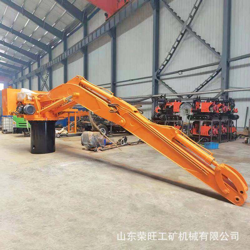 挖机机加长臂拆楼房道清理挖FSO河加长臂多功能加掘长挖机大臂