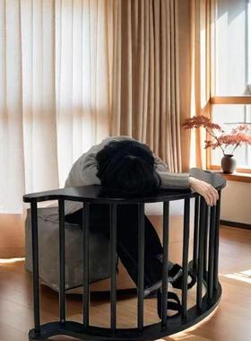 摇摇椅躺木CZX椅香蕉船实单人沙多发功复能客厅家用设计古风休闲