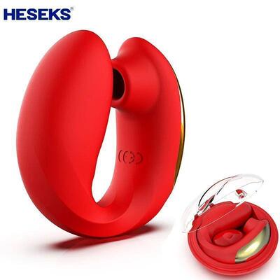 HESEKS Female Sucking Vibrator Clitoral Stimulator Flexible