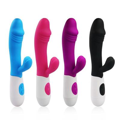 G Spot Vibrator for Women girl Dildo Rabbit Dual Vibration x