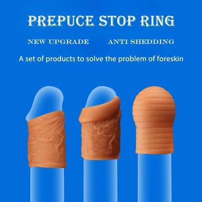 Male Foreskin Corrector Cock Ring Penis Restoration Ring Sle