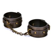 Leather Vintage Brown Sex Genuine Cuffs Bondage Ankle Bdsm