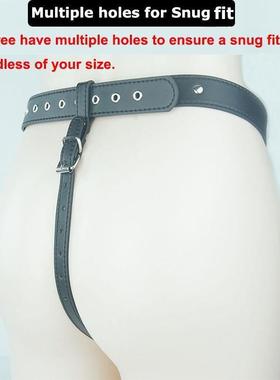 BDSM Chastity Forced Orgasm Belt For Vibrator,Leather Bondag