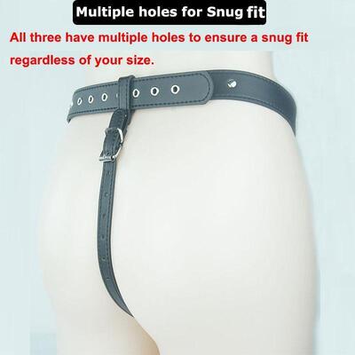 BDSM Chastity Forced Orgasm Belt For Vibrator,Leather Bondag