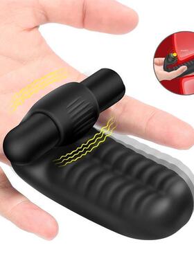 Finger Sleeve Vibrator G Spot Orgasm Massage Clit Stimulate