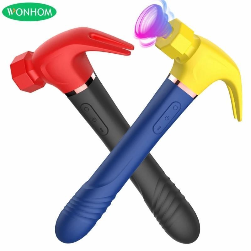 Hammer Dildo Vibrator Clit Sucking G Spot Nipple Vagina Anal