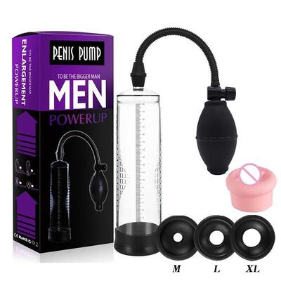 Effective Penis Pump Enlargement Vacuum Dick Extender Men Se