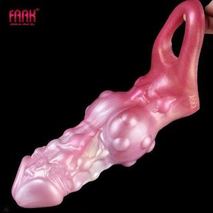 FAAK Fantasy Knot Penis Sleeve Sheath Stretchable Bumpy Stim