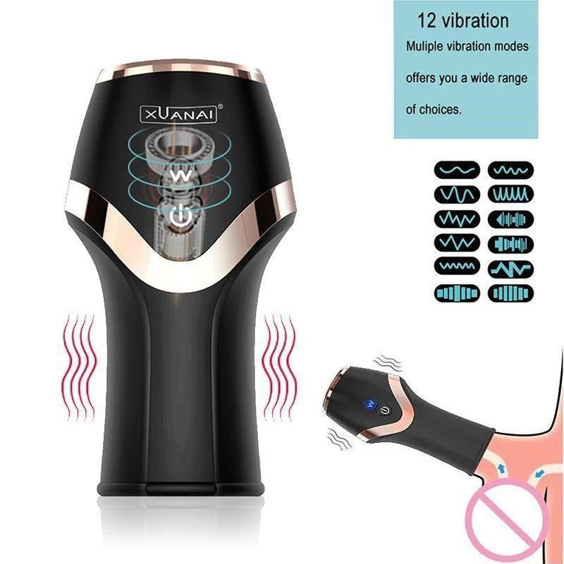 12 Frequency Male Glans Vibrators Penis Lasting Delay Endura