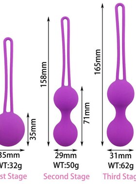 3pcs/Set Safe Silicone Smart Ball Kegel Ball Ben Wa Ball Vag