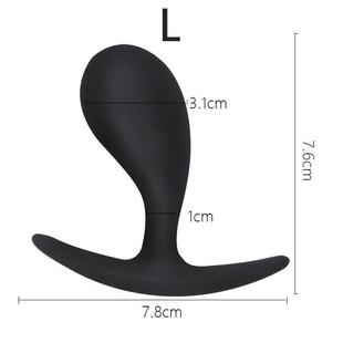 Anal Plug Vibrating Prostate Massage Soft Anal Beads Butt Pl