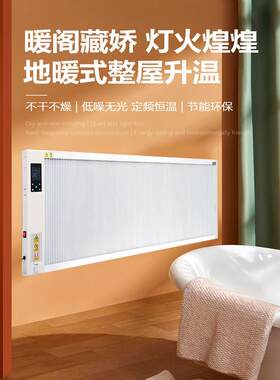 暖煌碳纤维电暖器取暖壁挂式暖气片大面积客厅变频墙暖节能工程单