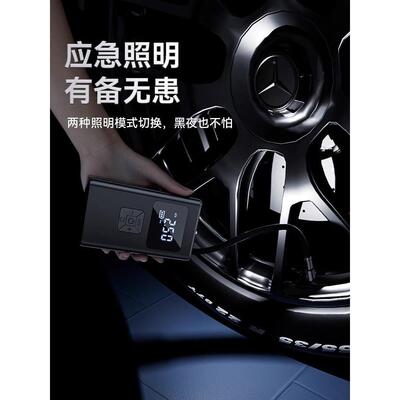 车载无动线高ao100942充气泵汽打车用便携式电气泵轿车轮胎加气宝