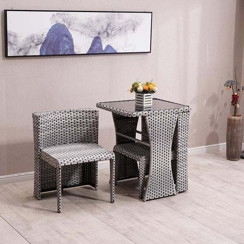 阳台休闲桌椅三GE-3736庭桌院室外阳台桌椅组小合网红藤椅件套简,商业/办公家具,商用藤编家具,淘宝优惠券,粉丝福利购,淘宝优惠卷