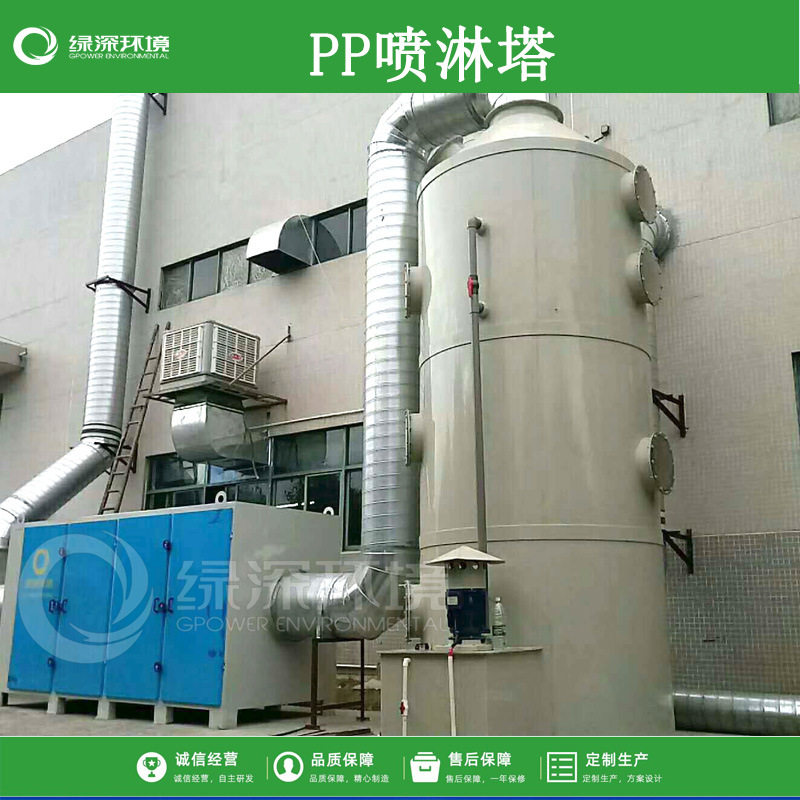 车间有机废气工业喷淋塔处理设备