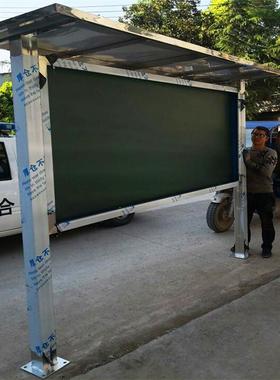 小区不锈钢广宣告宣传栏滚箱学校传动栏AL-65982社区宣传栏企业宣