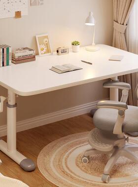 节摇升降桌加厚学手习桌可调木质儿童成桌椅套ZFO装卧室书房套电