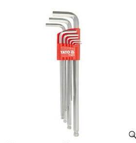 易手尔拓YATO9件高档8特长球头六内角扳组套S2XIJ内六角YT-578