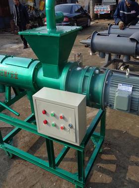 锈钢动粪便干湿分生离电机专业产螺旋挤压式粪便脱水机181228不小