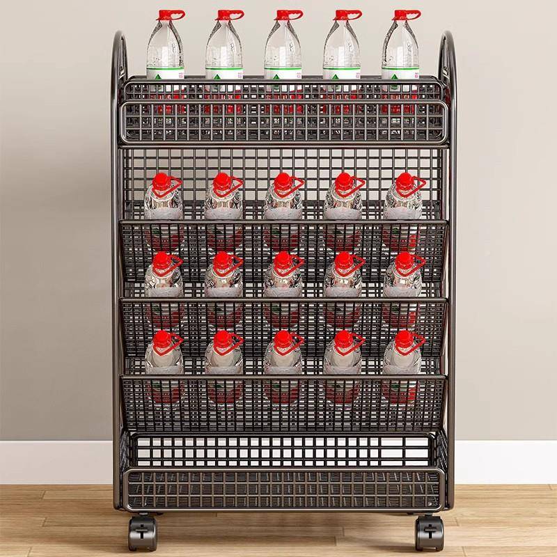 教室层GLJ桌下书本带轮可移落动小车收推纳架置物架桌旁地多书架