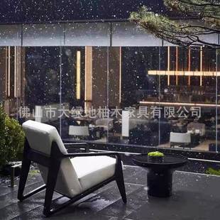 户外庭院柚木沙实发酒店民防宿防休闲水防晒茶几室外阳MQW台腐木